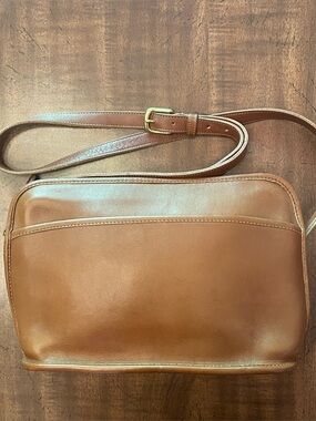 🇺🇸 Vintage Coach Oliver Glove Tanned Leather Crossbody Bag - 9902 - British Tan